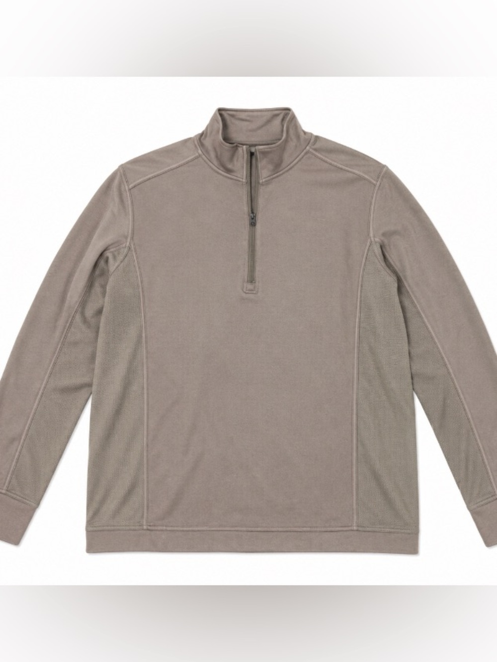 Danskin • Tan • Quarter-Zip • Large